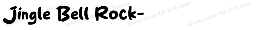 Jingle Bell Rock字体转换